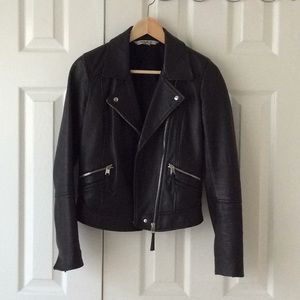 Zara genuine Leather Jacket size xs